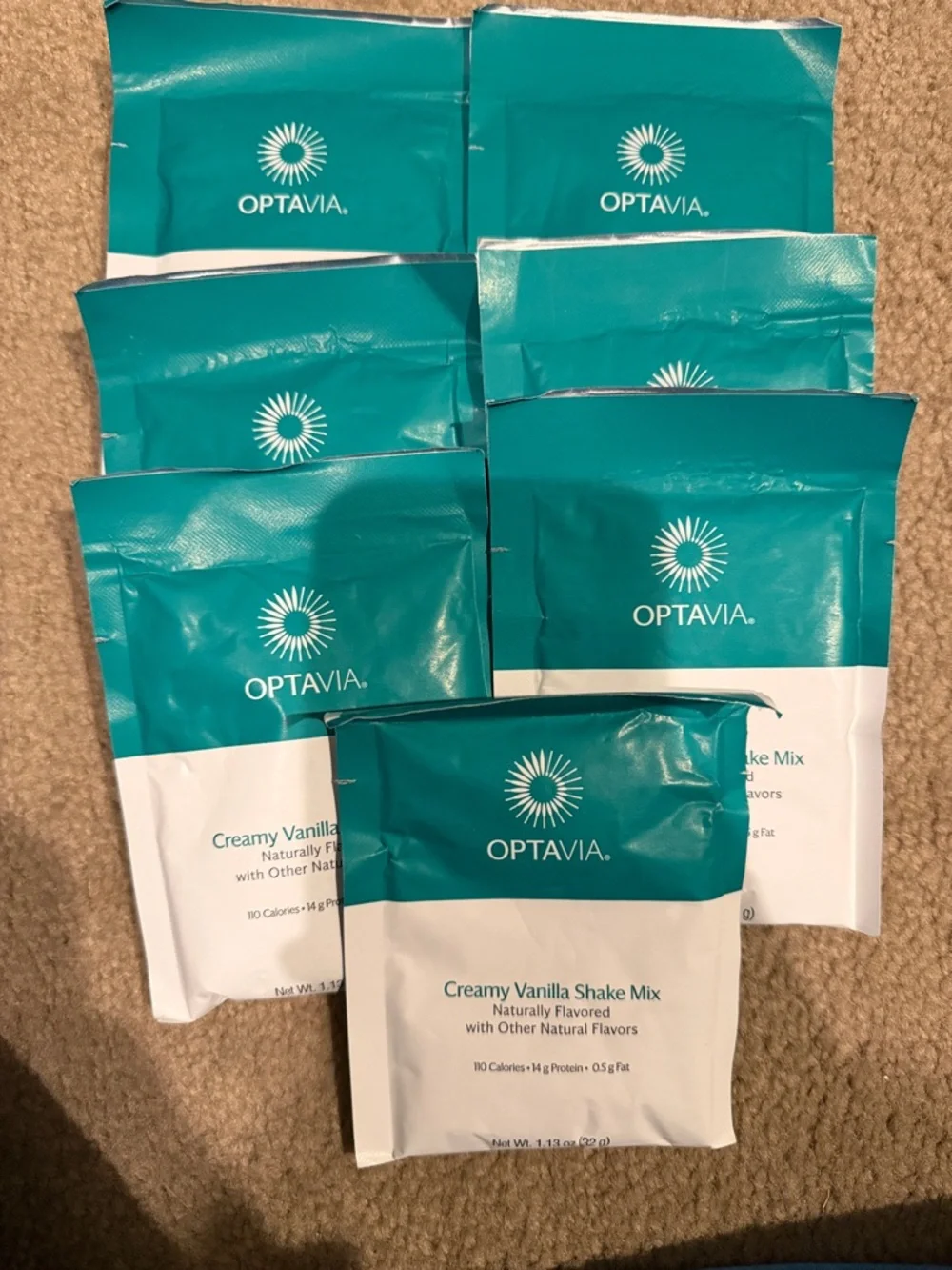14 Optavia Vanilla & Strawberry Shake Mixes - Picture 5 of 6